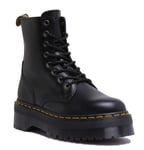 Dr Martens Jadon Unisex 8 Eye Leather Ankle Boots In Black Size UK 3 - 12