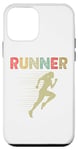 Coque pour iPhone 12 mini Retro Runner Marathon Running Vintage Jogging Fans