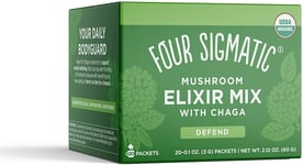 Four Sigmatic Chaga Elixir Mushroom with Siberian Ginseng 20 USDA
