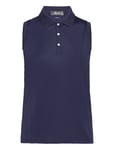 Classic Fit Sleeveless Tour Polo Shirt Sport T-shirts & Tops Polos Navy Ralph Lauren Golf