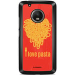 Moto G5 Plus Skal - I love pasta