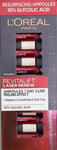 L'Oreal Paris Revitalift Laser Renew Ampoules 10% Glycolic Acid Peel (7x1ml) NEW