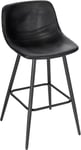 Rootz Vintage barstol - Bänkpall - Justerbar barstol - Bekväm, hållbar, mångsidig - konstläder och metall - 43cm x 63cm x 33cm