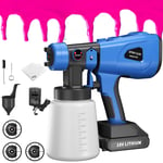 Cordless Electric Spray Gun Fence Sprayer Walls Ceilings Decking Battery Charge