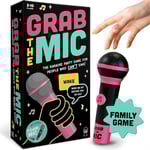 Spännande Grab The Mic, Familjekaraoke-spel för 8-åringar, 2-10 spelare - Brädspel för dåliga sångare