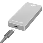 SABRENT ssd Externe 1 to NVMe SSD, Disque Dur M.2, Portable USB 3.2 Gen 2, 1000 Mo/s en de Lecture et 1000 Mo/s en d'écriture, câble USB C Inclus, Coque en Aluminium, résistant à la poussière