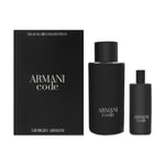 Giorgio Armani Code 125ml Eau De Toilette Gift Set Ambery Scented Fragrance
