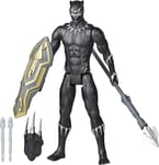 Marvel Avengers Titan Hero Series Blast Gear Deluxe Black Panther Action Figure,