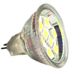 LED MR11 2W 8 SMD 5500K Dimbar