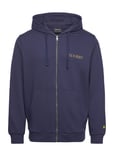 Lyle & Scott Collegiate Full Zip Hoodie Marinblå
