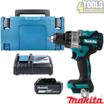 Makita DHP486 18V LXT Brushless Combi Drill + 1 x 5.0Ah Battery, Charger & Case