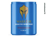 Warrior S/Free 250ml 4 Pack Energy Drink ,6x4x250ml, (24 Cans) | UK Dispatch 