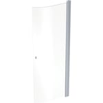 Contura Shower Showerama dusjdør, 73,3x200 cm, klart glass, aluminium profil