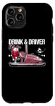 Coque pour iPhone 11 Pro Drink And Driver Balle De Golf Tee Vert Handicap Driver Golf