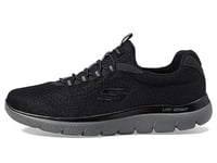 Skechers Men's 52811 Low-Top Sneakers, Black, 9 UK