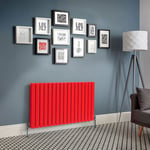 Radiateur design horizontal – Rouge – 63,5 cm – Choix de largeurs - Delta