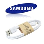 Cable Usb Data Chargeur Samsung Galaxy Core 4G Blanc