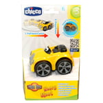 Chicco Henry Stunt Car McLoad Turbo Team Pull Back Action Yellow Racer