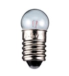 Glödlampa E10 12V 0.2A 2.4W glob