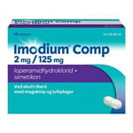 Imodium Comp tabletter 2/125mg - 12 tabletter