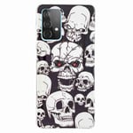 Reevermap Samsung Galaxy A52 5G/ A52 Case Clear, Protective TPU Soft Flexible Bumper Slim Fit Cover for Samsung Galaxy A52 5G/ A52, Skull
