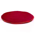 Singing Bowl Support Flat Round Red -- 15X1 Cm