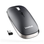 Wireless Mouse for Laptop Silent Cordless 2.4G USB Slim Mouse Wireless Optical Ambidextrous Computer Mobile Mouse, 1600DPI with 3 Adjustable Levels for Windows 10/8/7/XP/Mac/Macbook Pro/Air/HP/Lenovo