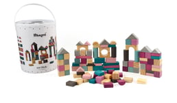 Magni - Wooden Building blocks, 100 pcs (2956)