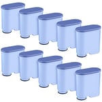 VIOLO Filtre à l'eau Compatible avec les Machines à Café Automatiques Philips Saeco Cartouche de Rechange Compatible avec les filtres AquaClean Détartrage 1 Paquet x 10 Pièces