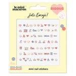 Le Mini Macaron Mini Nail Stickers Jolie Emoji