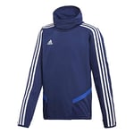 Adidas Kid's TIRO19 WRM TOPY Sweatshirt, Dark Blue/Bold Blue/White, 5-6Y