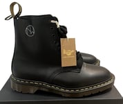 Dr Martens 1460 undercover black smooth leather boots UK 11 EU 46 Made England