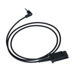 MKJ 2.5mm Headset Cable with Quick Disconnect Compatible Poly Headsets for Panasonic KX-TGF574 KX-TGF380M Cordless Phone Cisco SPA 303G 512G Grandstream Uniden and Other Dect Phones