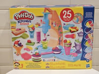 Play Doh Kitchen Creations Twirl N Serve Ice Cream Playset 25 Piece BRAND NEW