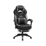 Rootz Gaming Chair - Racing Chair - Kontorsstol - Svankstöd - Justerbart ryggstöd - Imiterat läder - 70cm x 64cm x 128cm