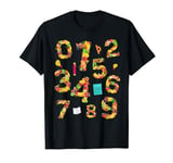 Maths Day Costume Idea With Fruit Numbers On Kids & Number T-Shirt