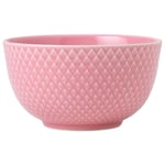 Lyngby Porcelæn-Rhombe Color Skål 32 cl, Pink