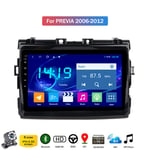 Buladala Android 10.0 9 Inch Car Stereo GPS Sat Nav for Toyota Previa 2006-2012 Support RDS DSP/Octa core Multimedia/Bluetooth Steering Wheel Control/Hand-Free Calling/Mirror Link,4G+WiFi: 4+64GB