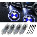 LED-projektor för bildörr, 4-pack 3D-spökljus uppgradering välkomstljus, dörrljus modifierat golvatmosfärljus