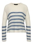 Lui Mohair Sweater - Striped Blue