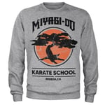 Hybris Miyagi-Do Karate School Sweatshirt (S,HeatherGrey)
