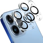 [2-Pack] iPhone 13 Pro Max Linsskydd av Härdat Glas - Skydd för Kamera, Anti-Reptåligt