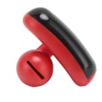 (Red)Clip On Wireless Earphones Bone Conduction 5.2 Wireless Sport Earbuds Open