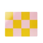 HEM - Check Placemat (Set of 2) - Honey/Pink - Bordstabletter