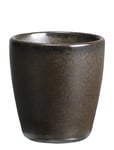 Raw Metallic Brown Egg Cup Home Tableware Bowls Egg Cups Brown Aida