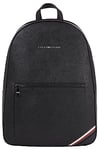 Tommy Hilfiger Men Backpack Central Hand Luggage, Multicolor (Black), One Size