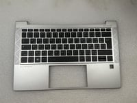 For HP EliteBook 830 G8 AZERTY Arabic M36415-FP1 Palmrest Keyboard Top Cover