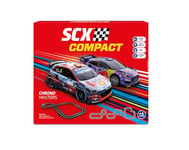 SCX - Circuit Compact - Piste de Course complète - 2 Voitures et 2 télécommandes 1:43 (Chrono Masters)