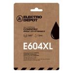 Cartouche D'encre Electro Depot Compatible E604 Noir Xl