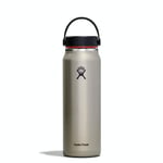 HYDRO FLASK - Lightweight Water Bottle 946 ml (32 oz) Trail Series - Vacuum Insulated Stainless Steel Reusable Water Bottle with Leakproof Flex Cap - Wide Mouth - BPA-Free - Slate